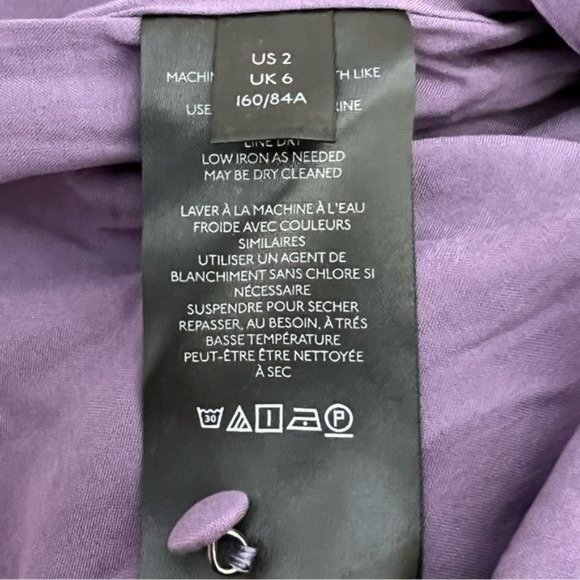 Anthropologie Maeve Embroidered Lace Mini Dress Size 2 NWOT - Picture 14 of 15